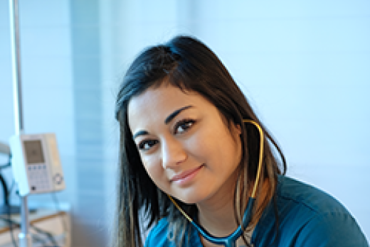LCC nursing student Kala Clarence