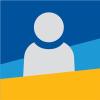 blue and yellow placeholder image for employees
