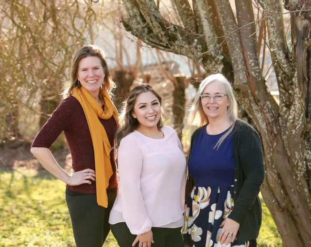 Dulce Diaz with Pathways Marcia Koenig and Tracy Henninger