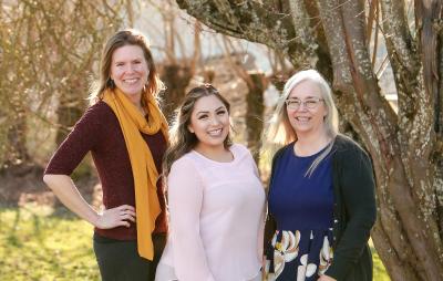 Dulce Diaz  with Pathways Marcia Koenig and Tracy Henninger