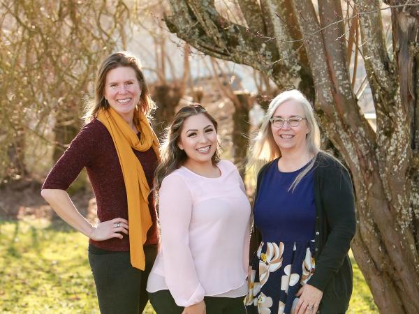 Dulce Diaz  with Pathways Marcia Koenig and Tracy Henninger