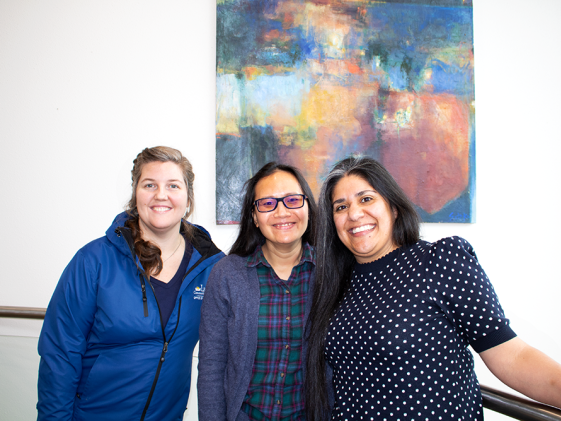 Admissions staff - Susie, Nikki, and Rosa Maria