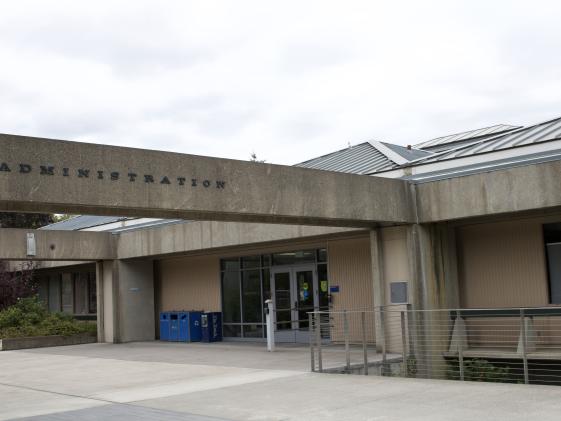 Northeast view of building 3, where the College Finance Office is located