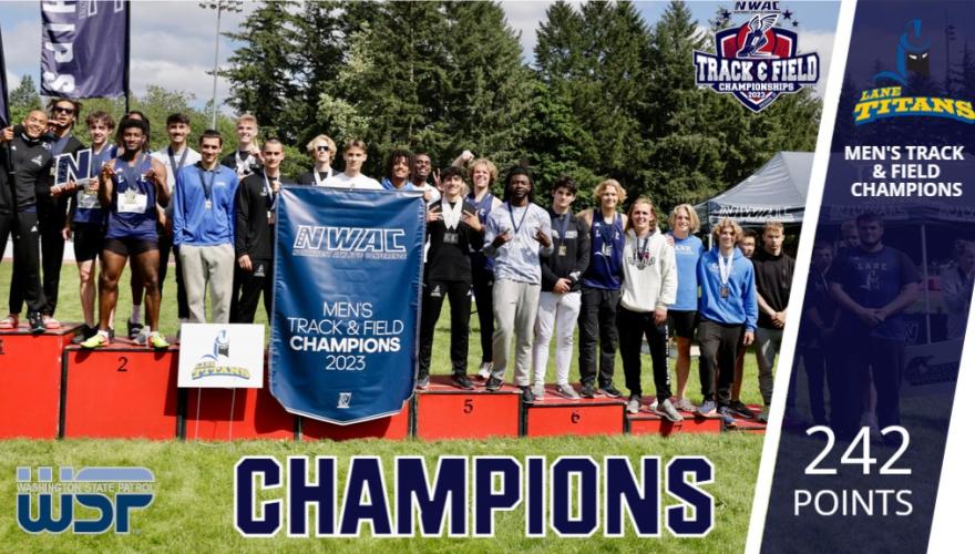 2023 NWAC Men's Track and Field Champions