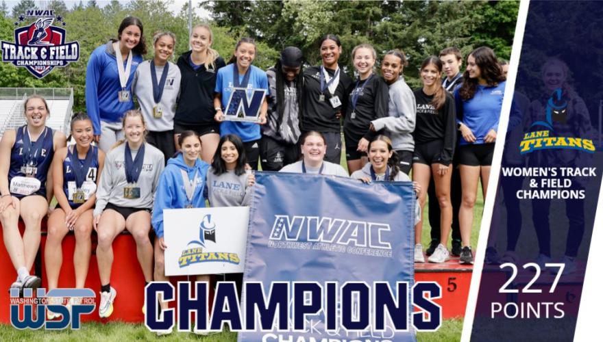 2023 NWAC Women's Track and Field Champions