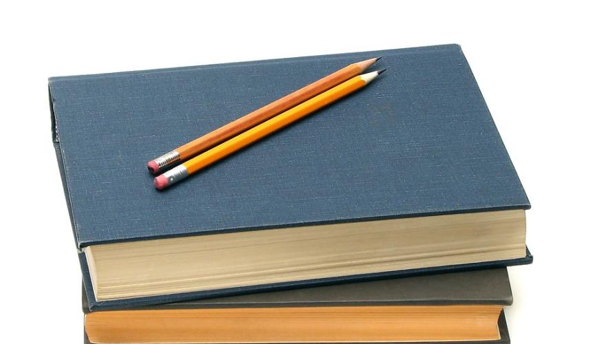 books and pencil