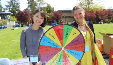 Representatives from LCC's ABSE Program welcome attendees to the 2022 Community Day Open House
