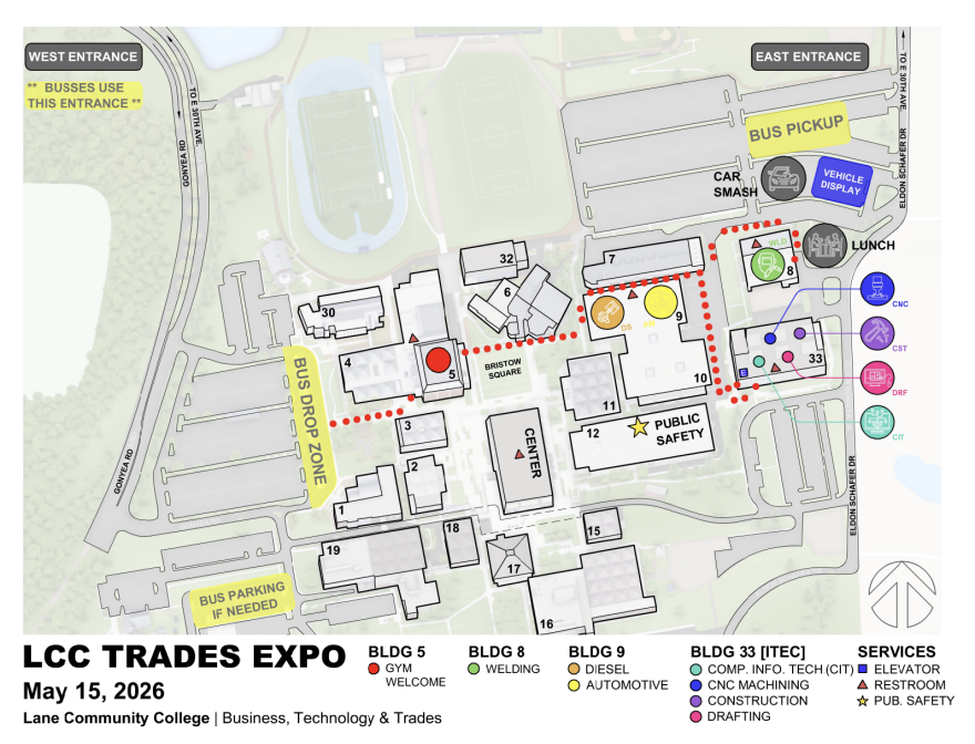Trades Expo Map