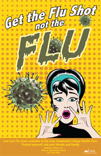 Make an appt for a flu shot poster image