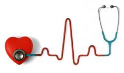 image of heart, stethoscope