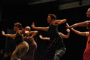 open show dancers in action