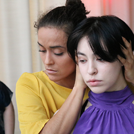 photo of Lane Dance Company dancers rehearse (courtesy of LCC Creative Services)