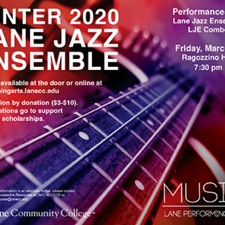 Jazz Ensemble Winter 2020 poster