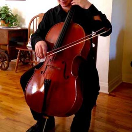 image of Titus Young with cello