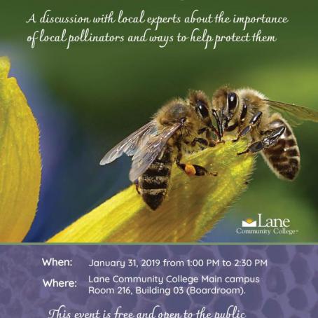 Willamette Valley Pollinators event poster