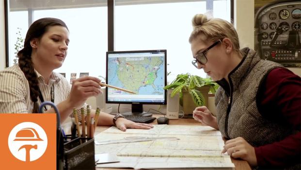 Learn more about a day in the life of Amanda and Dillan in the aviation academy