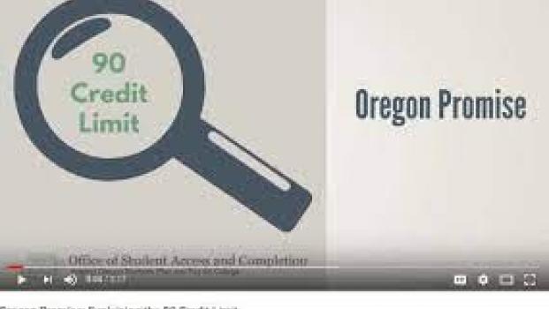 Oregon Promise: Explaining the 90 Credit Limit youtube image